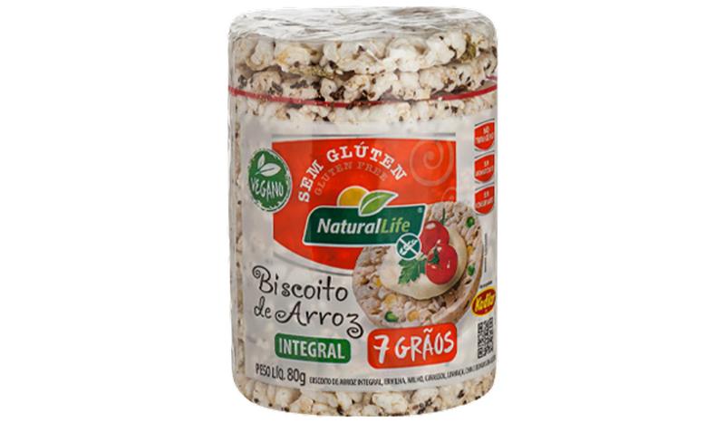 Caixa com 12 pacotes de Biscoitos De Arroz 7 Grãos Sem Glúten 80g - Kodilar Menor preço em Caixa com 12 pacotes de Biscoitos De Arroz 7 Grãos Sem Glúten 80g - Kodilar