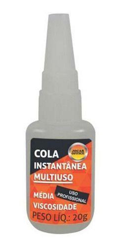 Imagem de Caixa Com 12 Un. Cola Instantânea Multiuso Jocar Office