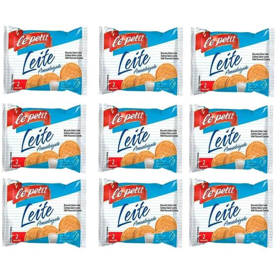 Imagem de Caixa Com 180 Sache Biscoito Ao Leite Amanteigado - Le Petit