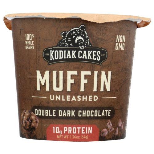 Imagem de Caixa com 2 Pacotes de Muffins Kodiak - 12 Unidades de Mini Muffins Duplo Chocolate Escuro