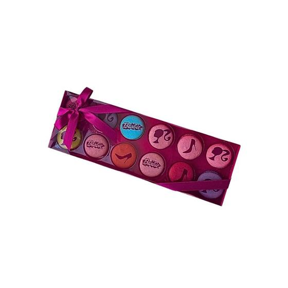 Imagem de Caixa com berço para 12 macarons - Pink Fosco - Ref.CC32B12FPK - 2 unidades - San Felipo - Rizzo