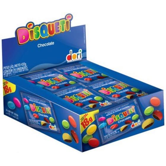 Imagem de Caixa Com Confeitos Dori Chocolate Contém 24 Unidades