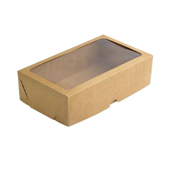 Imagem de Caixa com Visor S20 - 22x11,7x4,5cm Kraft 10un - Assk Rizzo