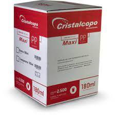 Imagem de Caixa copo 180ml cristal maxi tr pp 25x100