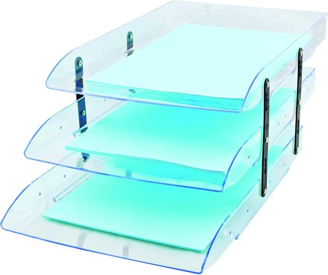 Imagem de Caixa Correspondência Articulável Bandejas Tripla Cristal - Dello