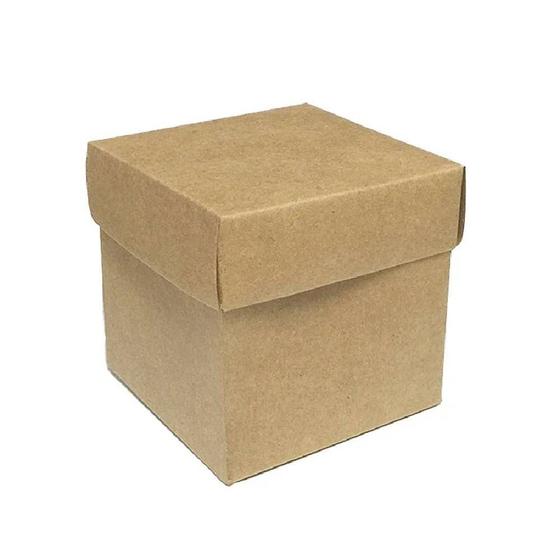 Imagem de Caixa Cubo Para Presente P - Kraft 6x6x6cm 10un - ASSK Rizzo