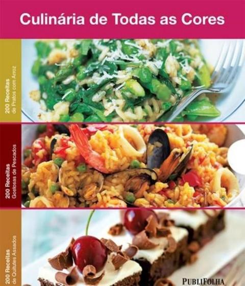 Imagem de Caixa culinaria todas as cores - pratos com arroz, gostosas de pescados, quitutes assados