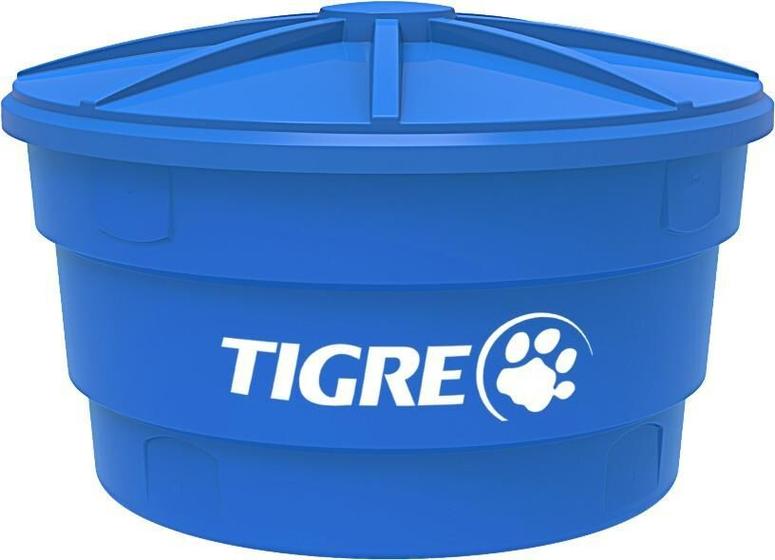 Caixa D'Água Polietileno 500L Azul Tigre Menor preço em Caixa D'Água Polietileno 500L Azul Tigre
