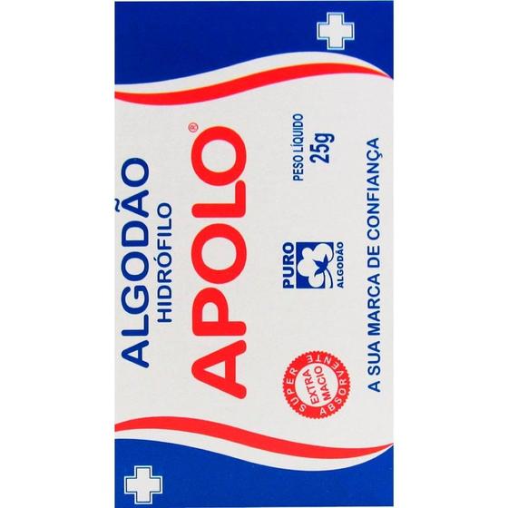 Imagem de Caixa de Algodão 25g - Apolo