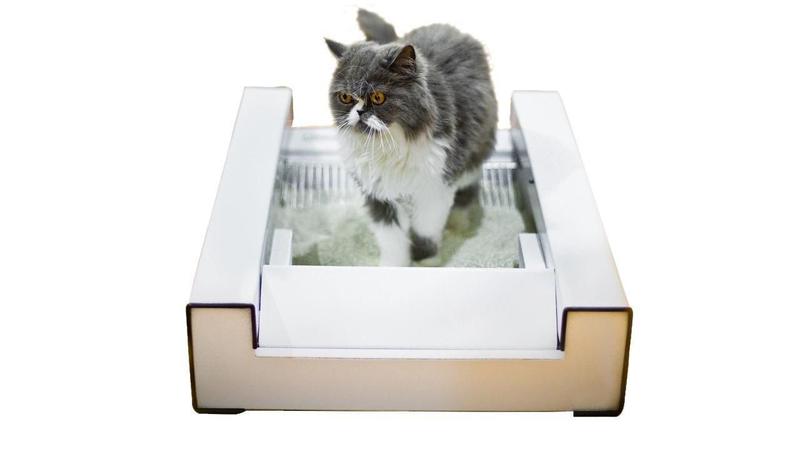 Caixa De Areia Auto-Limpante Sanitário Automático Para Gatos ...