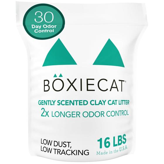 Imagem de Caixa de Areia para Gato Boxie - Suavemente Perfumada com Controle de Odor Natural (30 Dias)