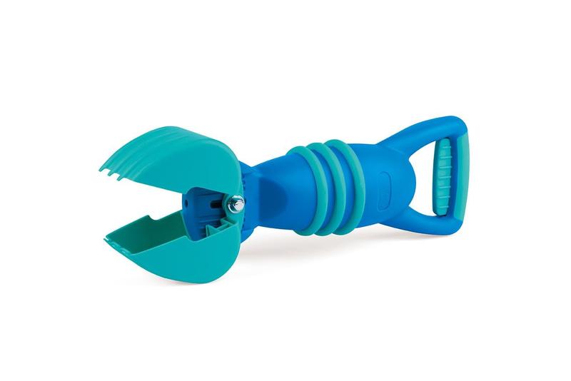 Imagem de Caixa de areia Sand Beach Toy Grabber Hape Garden para crianças azul