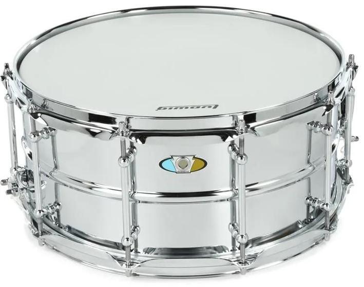 Imagem de Caixa De Bateria Ludwig Supralite Steel Aço 14X5,5 / 6,5 E 8