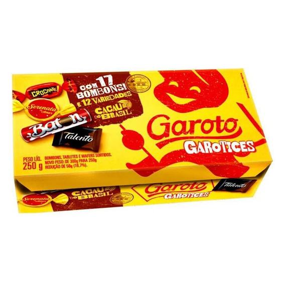 Caixa de Bombom Garotices 250Gr Garoto Bombom Magazine Luiza