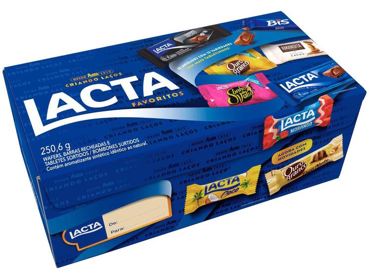 Caixa de Bombom Lacta Favoritos - 250,6g - Bombom - Magazine Cbeneficio