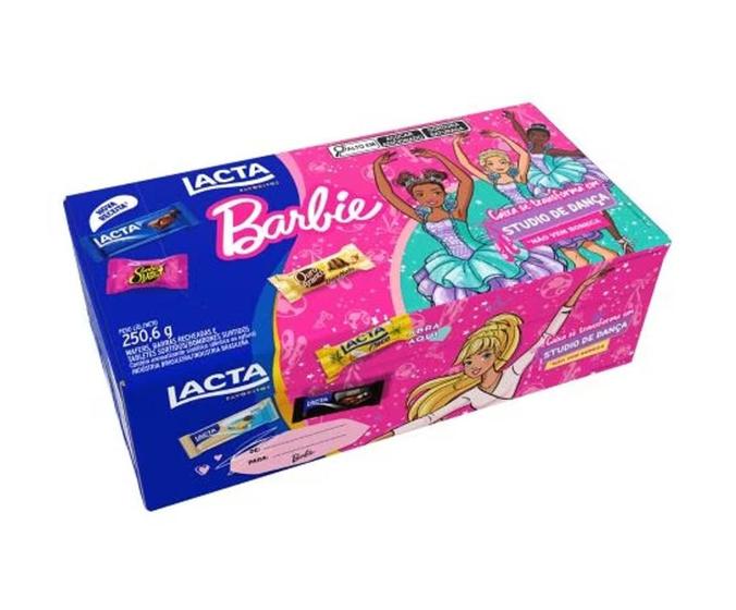 Imagem de Caixa de Bombons sortidos Barbie Lacta 220g