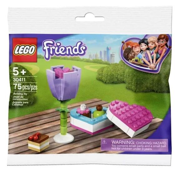 Imagem de Caixa de Brinquedo LEGO Friends 30411 - Flores e Chocolate