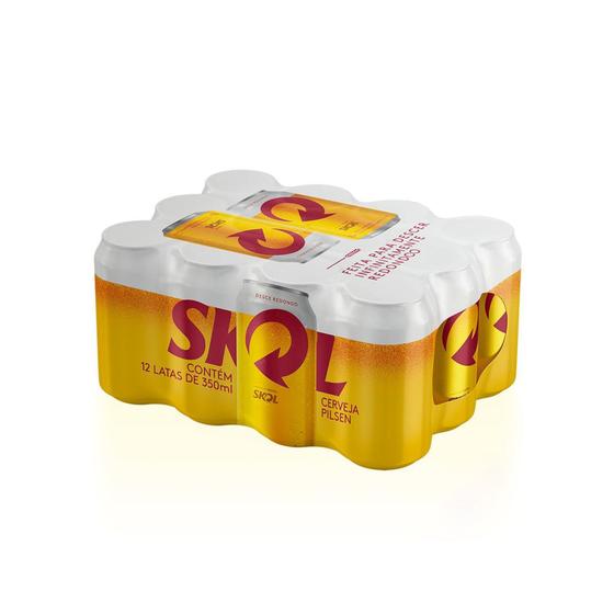 Caixa de Cerveja Skol com 12 Menor preço em Caixa de Cerveja Skol com 12