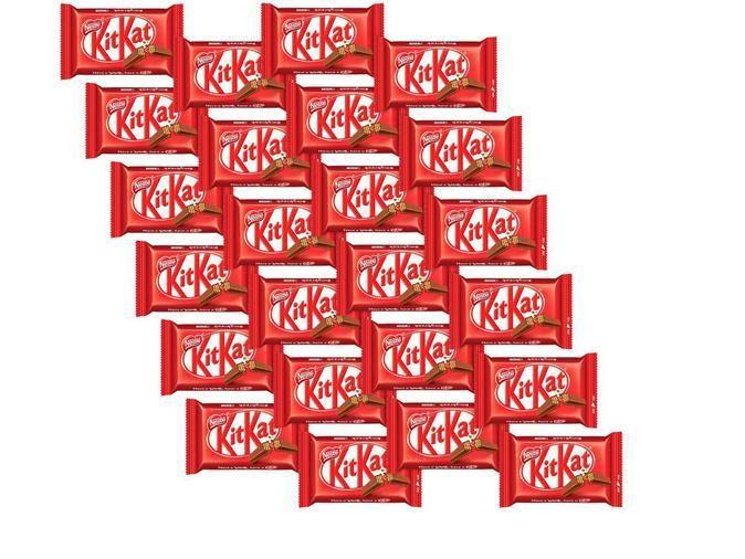 Caixa De Chocolate Kit Kat Nestle 48 Unidades 41,5g Bomboniere