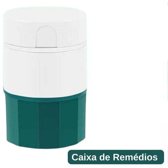 Imagem de Caixa De comprimidos  4x1 Corta Esmaga Guarda...