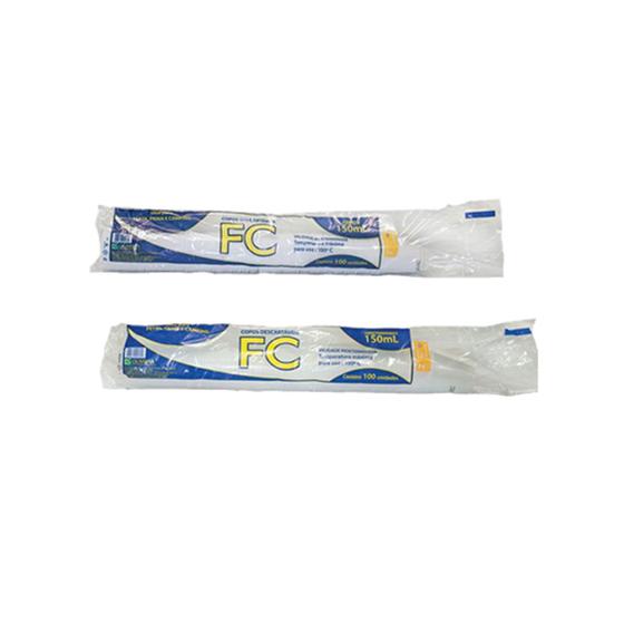 Caixa de copos descartáveis 150ml branco Menor preço em Caixa de copos descartáveis 150ml branco