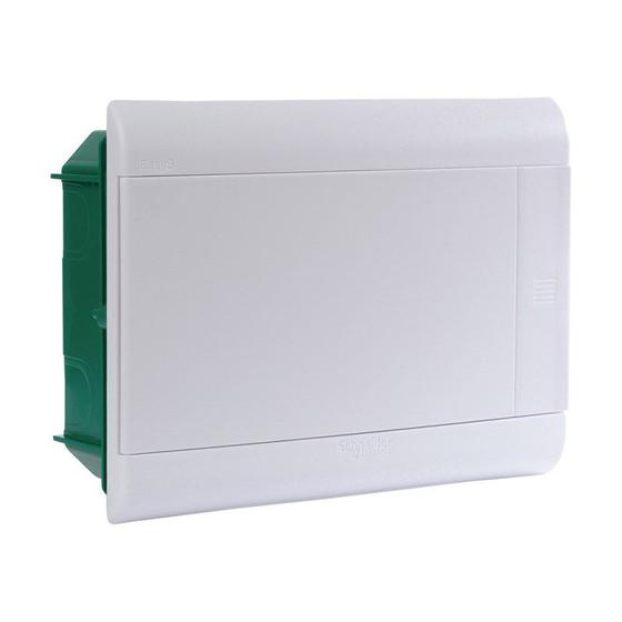 Caixa de Distribuição Embutir 12DIN PVC sem Barramento IP-40 Schneider Menor preço em Caixa de Distribuição Embutir 12DIN PVC sem Barramento IP-40 Schneider
