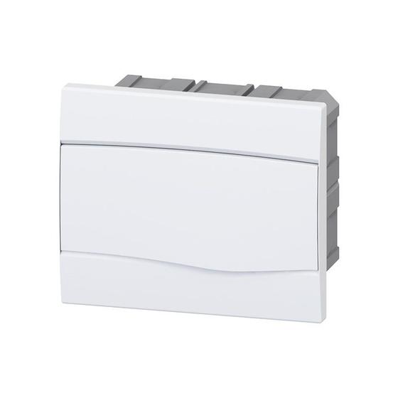 Caixa de Distribuição Embutir 6UL/9DIN PVC sem Barramento IP-40 Brum Menor preço em Caixa de Distribuição Embutir 6UL/9DIN PVC sem Barramento IP-40 Brum