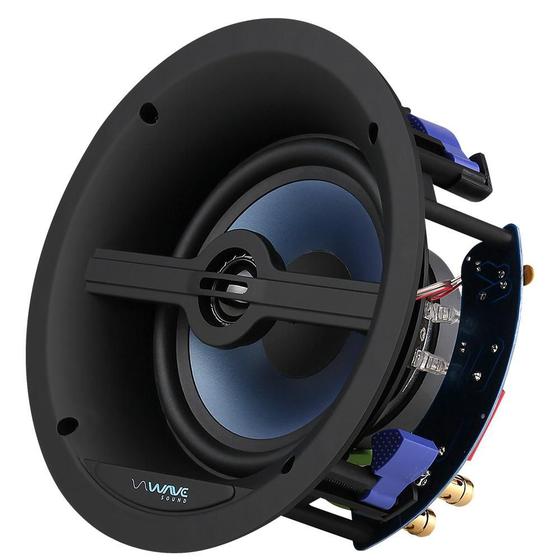 Imagem de Caixa de embutir Wave Sound WSR120 6,5" 120w - Tela Quadrada Branca (UN)