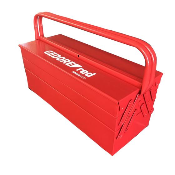 Imagem de Caixa de ferramentas metalica sanfonada vermelha 5 gavetas - R20600173 - Gedore Red