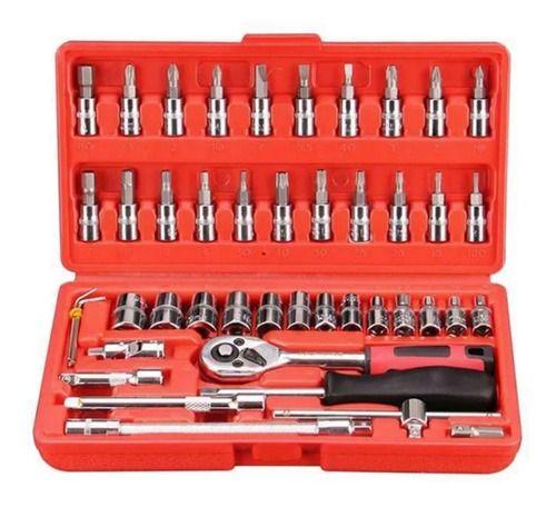 Imagem de Caixa De Ferramentas Socket Set 46 Peças  Auto Bike Moto