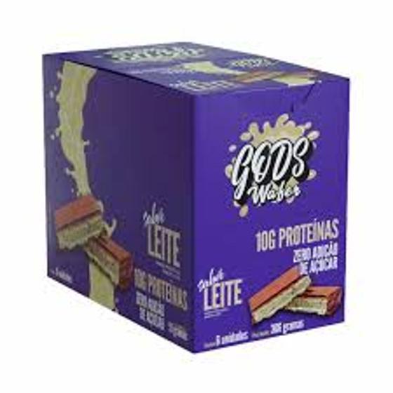 Imagem de Caixa de Gods Wafer C/6 und 51g Cada - Alto Teor de Proteina- Canibal Inc 306g