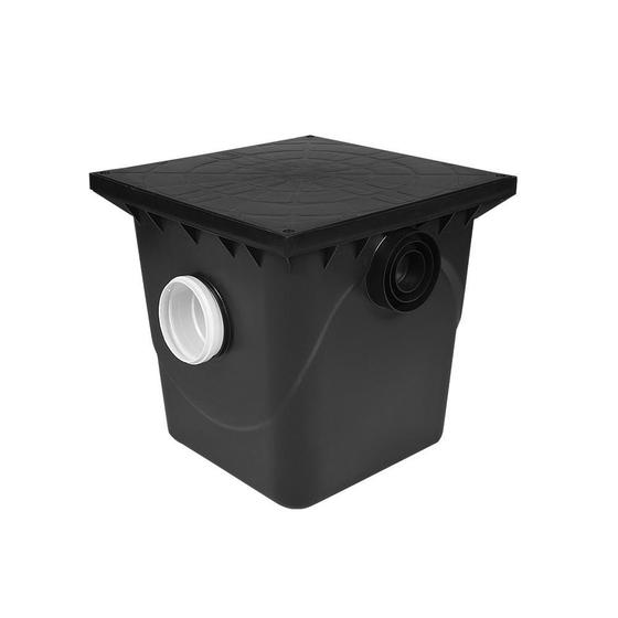 Caixa De Gordura Grande 20L Standard Preta Metasul Imagem de Caixa De Gordura Grande 20L Standard Preta Metasul