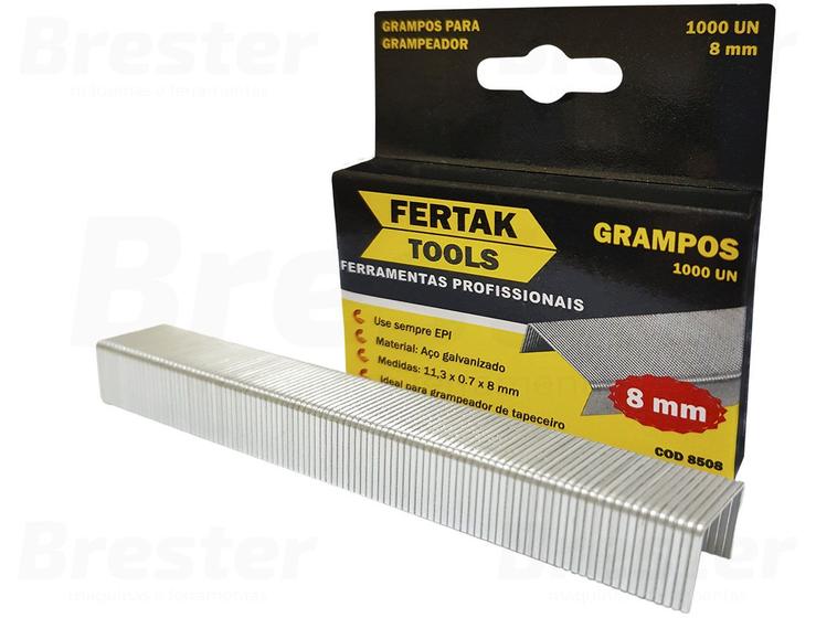 Imagem de Caixa De Grampos Para Grampeador Tapeceiro 8mm Fertak 8508