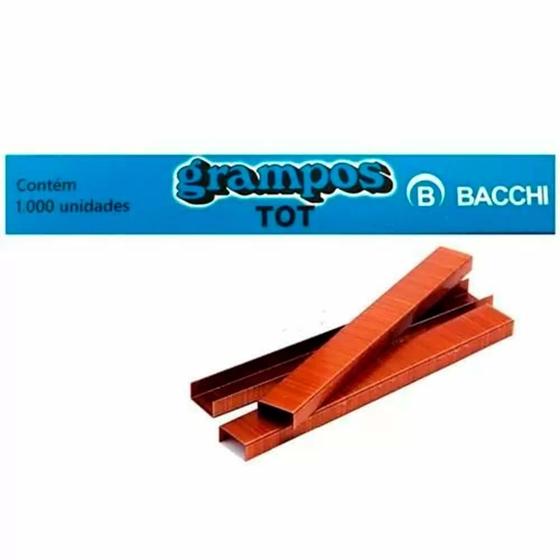 Imagem de Caixa De Grampos Tot Com 1000 Unidades Bacchi