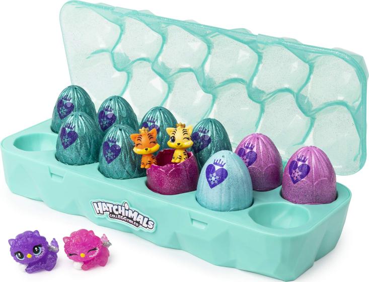 Imagem de Caixa de joias Toy Hatchimals Colleggtibles Royal Dozen, pacote com 12