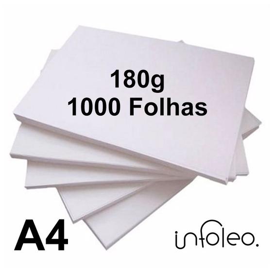 Imagem de Caixa de Papel Offset 180g A4 com 1000 Folhas