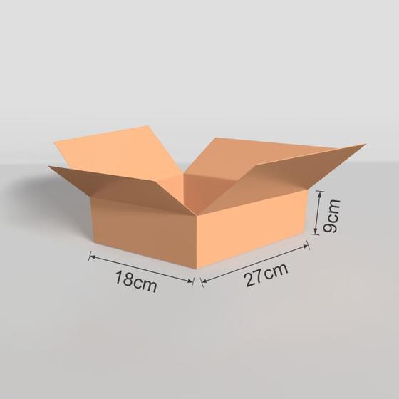 Imagem de Caixa de papelão 27x18x9  para e-commerce r1,47 / un - 25 unidades