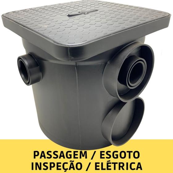 Imagem de Caixa De Passagem / Inspecao / Esgoto / Eletrica - Mallton