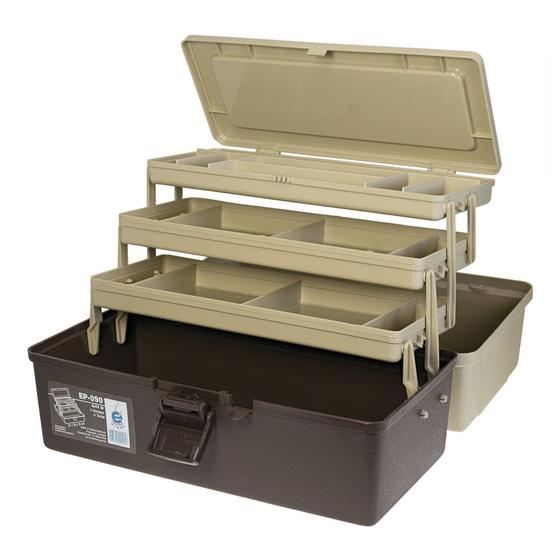 Caixa de pesca elite com 3 bandejas articuladas - EMIFRAN Imagem de Caixa de pesca elite com 3 bandejas articuladas
