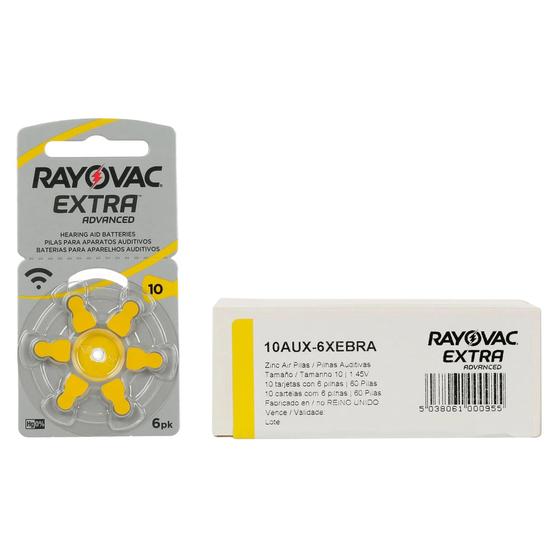 Imagem de Caixa de pilha com 10 cartelas RAYOVAC
