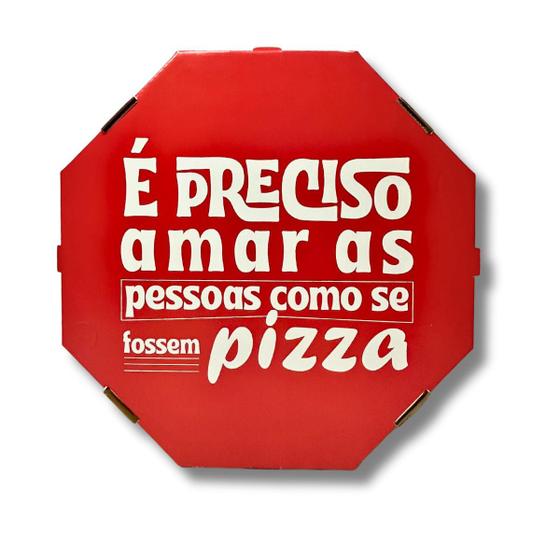 Imagem de Caixa de Pizza 35cm Urbana - Fundo Branco Premium - 25un