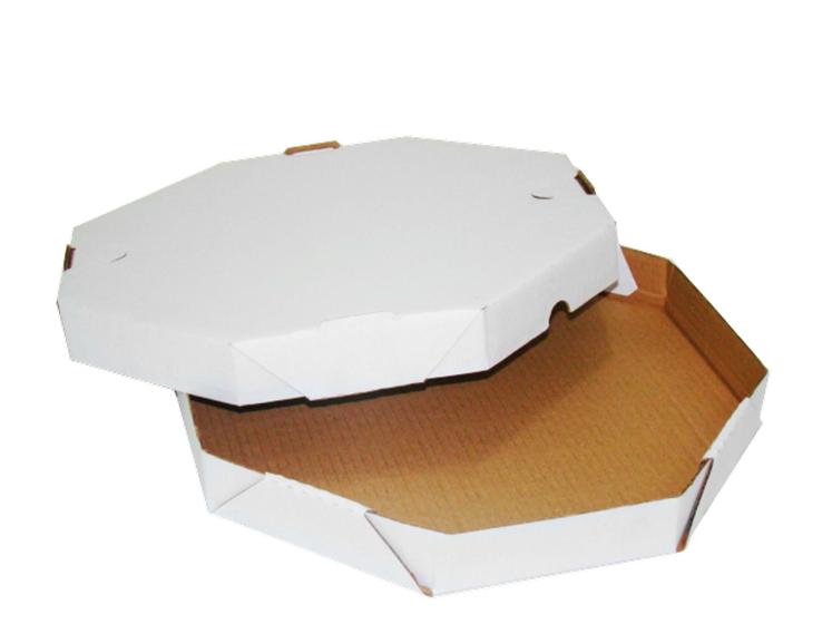 Imagem de Caixa de pizza oitavada de 35cm fardo com 25 unid - prata embalagens