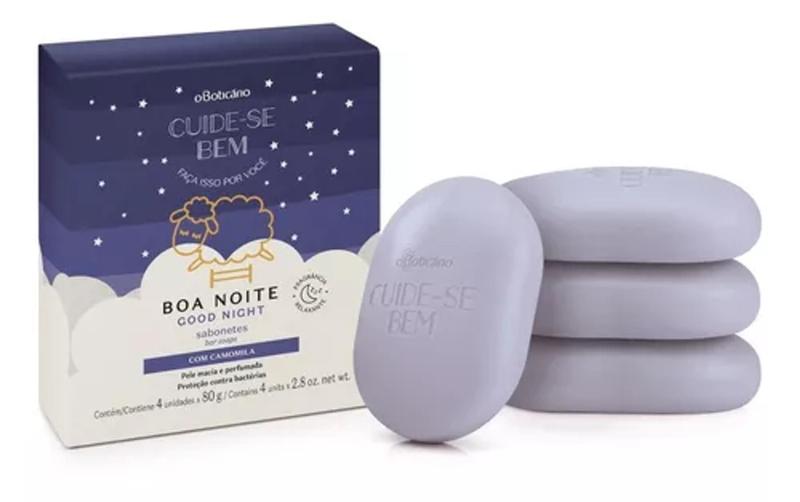 Caixa de Sabonete - O Boticário - Cuide-se Bem- Boa Noite-4 unidades ...