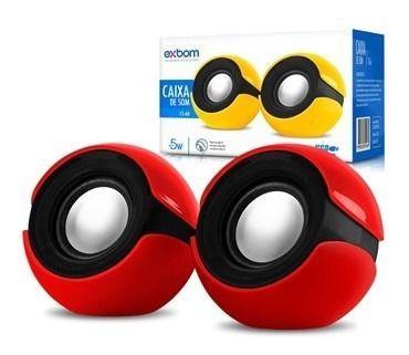 Imagem de Caixa De Som 2.0 Exbom Cs-68 Modelo Dragonball P/ Computador