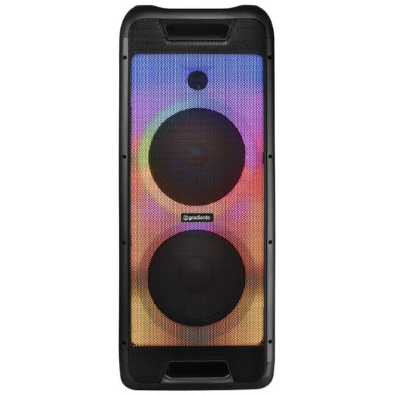 Imagem de Caixa De Som 500W Microfone Bivolt Led Gradiente Potente