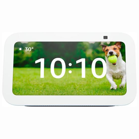 Imagem de Caixa de Som Amazon Echo Show 5 3 Geração Com Tela 5.5" / Alexa / Bluetooth - Azul / Branco