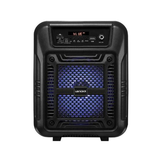 Imagem de Caixa De Som Amplificada 80W Rms Recarregavel Lenoxx + Nota