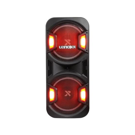Imagem de Caixa De Som Amplificada Bluetooth Lenoxx Bivolt 1600w TWS Woofer 12" e 1 Tweeter de 1"