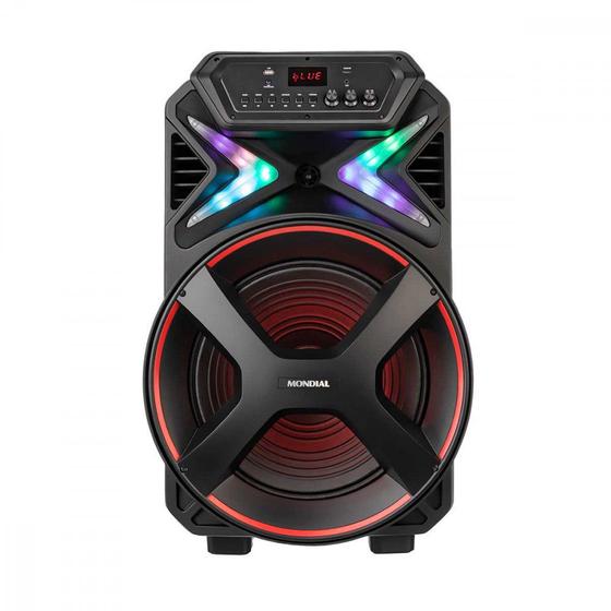 Imagem de Caixa De Som Amplificada CM700 Bluetooth Entradas Usb Auxiliar Mic Guitar Rádio Fm Bateria 700W Mondial