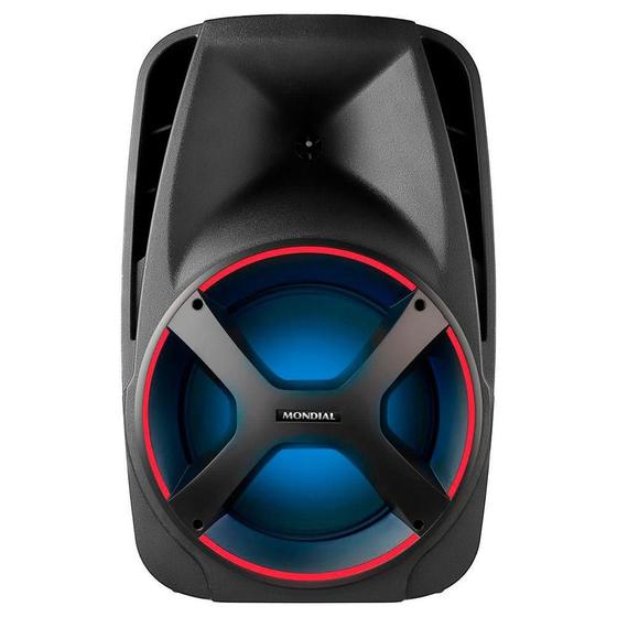 Caixa de Som Amplificada Mondial Connect Power II CM-550 TWS Bluetooth LED USB Rádio FM 550w RMS 110/220v Menor preço em Caixa de Som Amplificada Mondial Connect Power II CM-550 TWS Bluetooth LED USB Rádio FM 550w RMS 110/220v